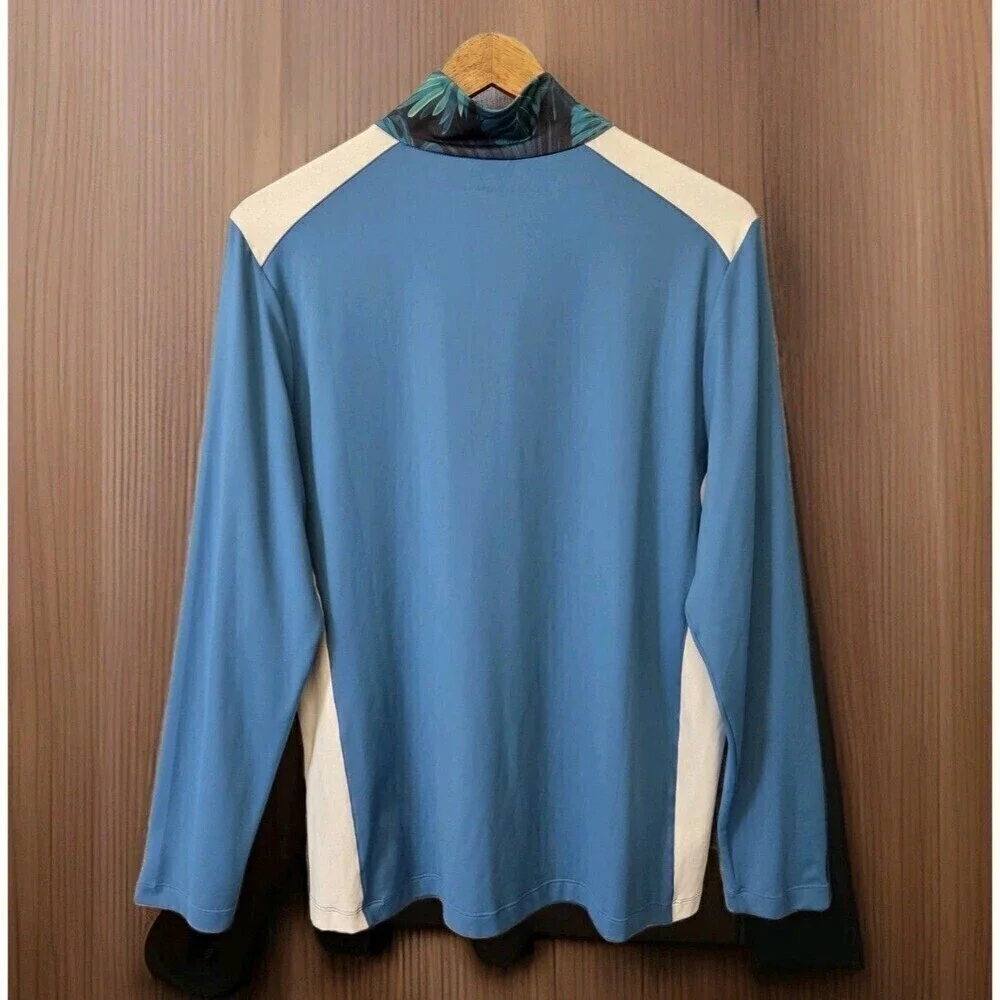 NWT Lohla Sport Sandi Womens Golf Top Colorblock Jungle Tag XXL - Fits Like L/XL